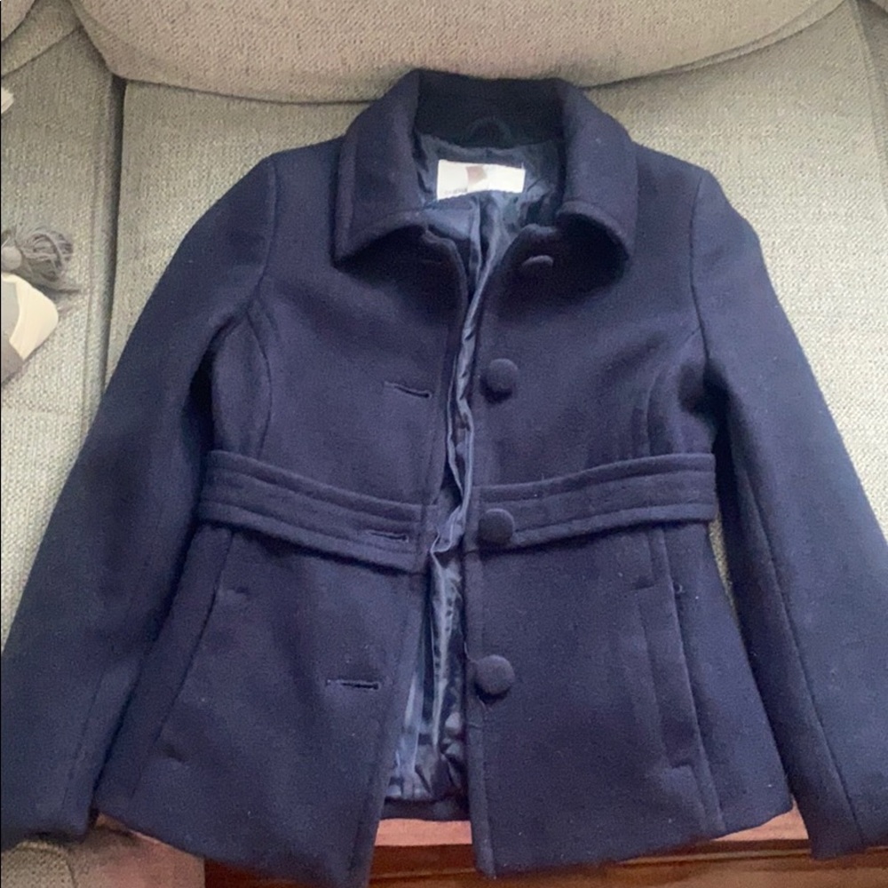 Wool dress coat